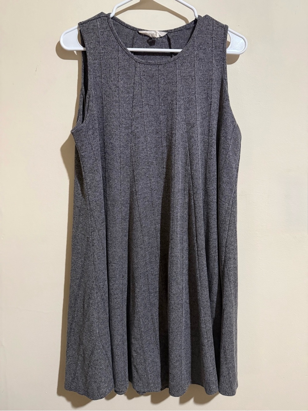 Label inside women's garment
